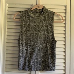American eagle smock neck crop top